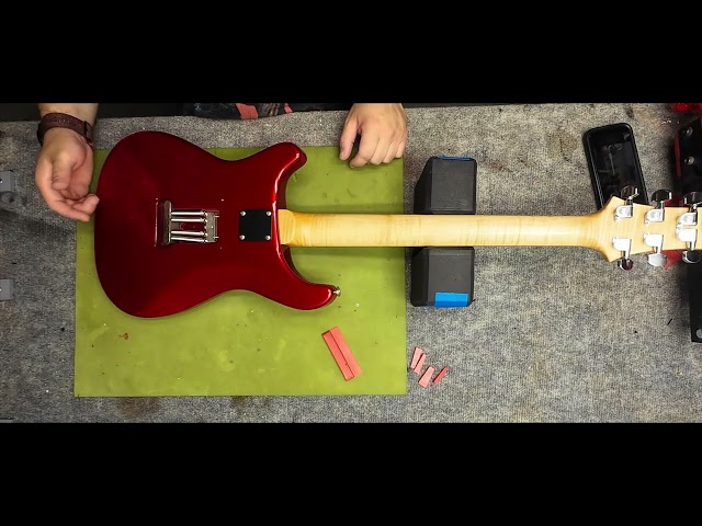 How to setup your Paul Reed Smith PRS trem bridge to float correctly