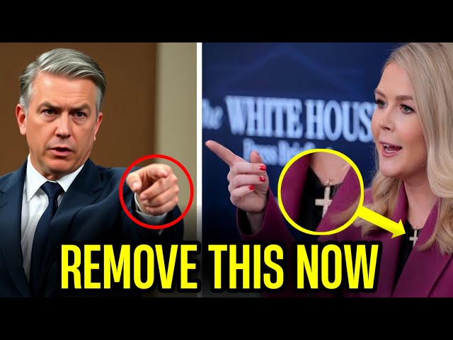 Liberal TV Host Mocks Karoline Leavitt NECKLACE - Her Response is SHOCKING!