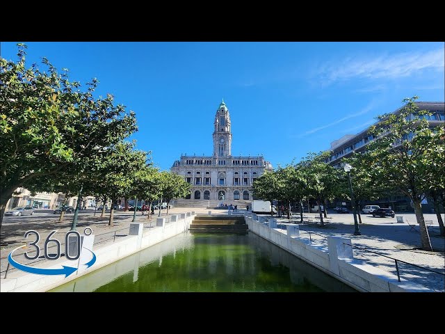 【VR 360°】【葡萄牙 波多】散步 in 波多市政廳( Câmara Municipal do Porto)