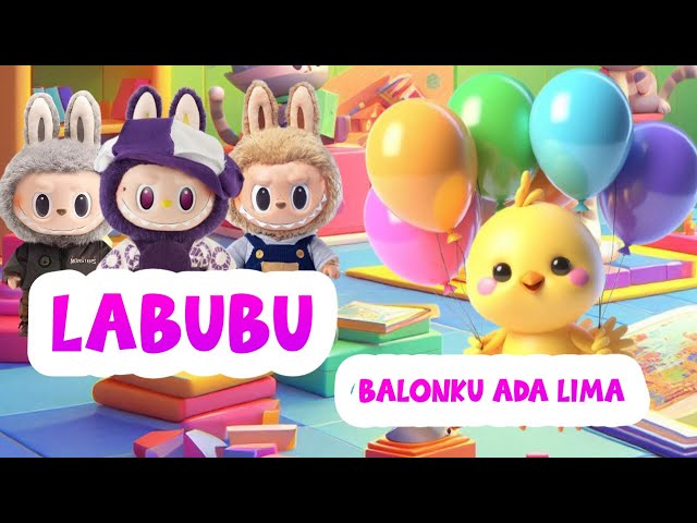 LABU LABUBU TERBARU - BALONKU ADA LIMA - LAGU ANAK ANAK - LAGU ANAK BALITA / NAURA KIDS