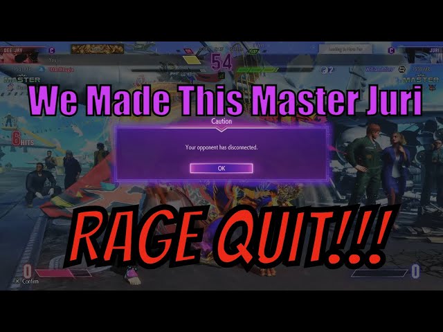 We Made This Master Juri RAGE QUIT!!!!  Street Fighter 6 Ranked Master Matches.