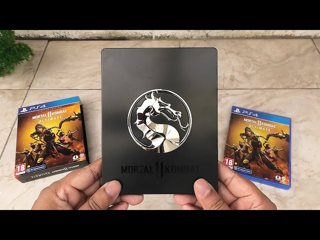 Mortal Kombat 11 Ultimate Limited Edition PS4 Steel Book Medallion Unboxing [ENGLISH]