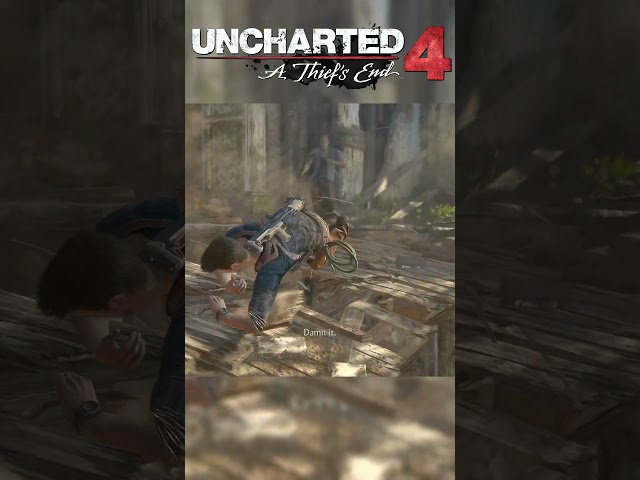 Uncharted 4 - Nathan Trying Not To Get Shot Action Scene Part 2 #action #uncharted #gaming #gamer