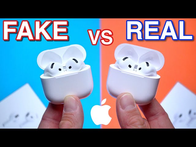 FAKE VS REAL Apple AirPods 4 - 1:1 Clone - Buyers Beware!