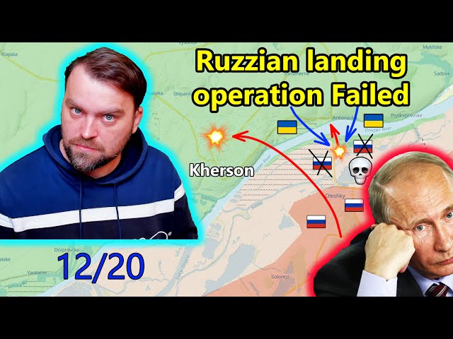 Update from Ukraine | Good news! | Ruzzian Kherson Landing operation Failed | NK forces hit hard