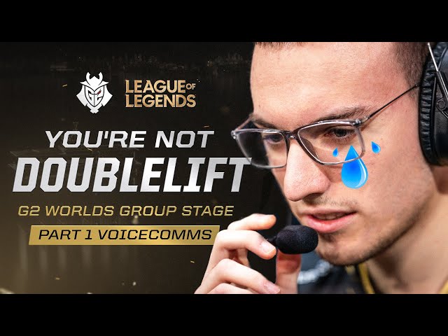 Perkz, you're not Doublelift | G2 Worlds 2019 Groups Part 1 Voicecomms