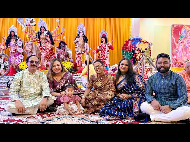 আমাদের এবারের দুর্গাপূজা খুব স্পেশাল । Durgapuja in Michigan USA | Bangladeshi in USA | Bangla Vlog