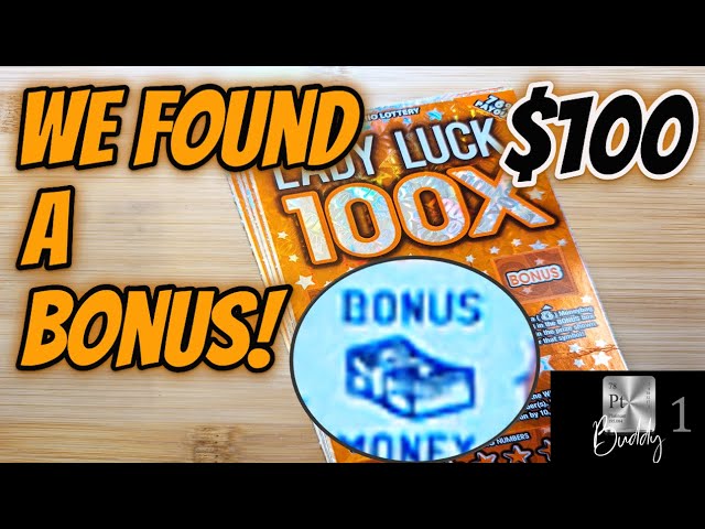 🟠LADY LUCK 100X!🟠Found a BONUS!! 🟠 Ohio Lottery Scratch Off Tickets🟠