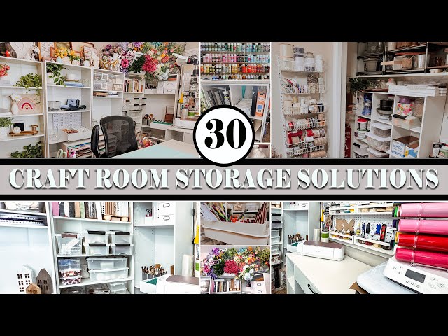 THE BEST CRAFT ROOM ORGANIZATION VIDEO EVER!