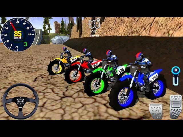 Motor Dirt Bikes driving Extreme Off-Road Multiplayer game #1 - Offroad Outlaws Android IOS Gameplay