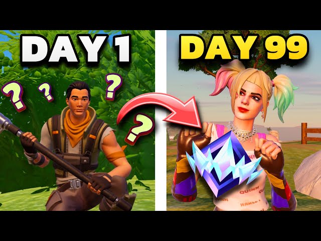 I GRINDED Fortnite for 100 DAYS... How Good Can I Get?