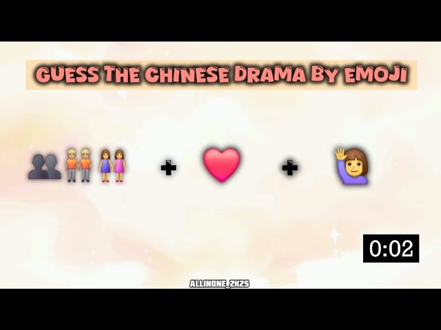 Guess The Chinese Drama #shortvideo #shorts #chinesedrama #cdrama #quiz #games #emoji #hiddenlove