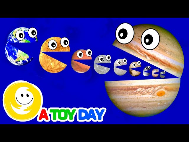 HUNGRY PLANETS 🌎 🪐 COMPILATION | Planet SIZES for BABY | Funny Planet comparison for kids | Planets