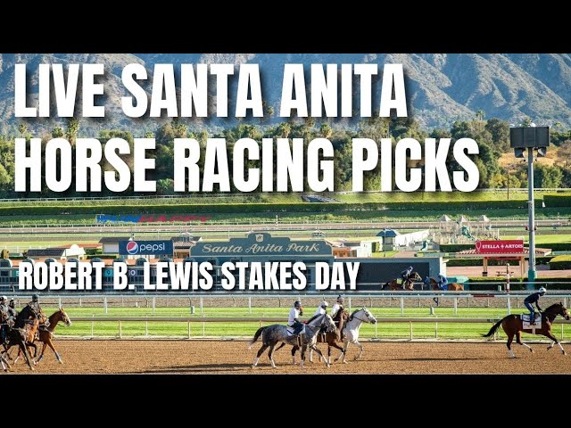 Live Santa Anita Horse Racing Picks