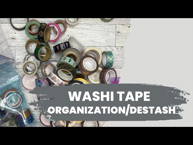 Washi Tape Declutter and Organization | Washi Tape Giveaway