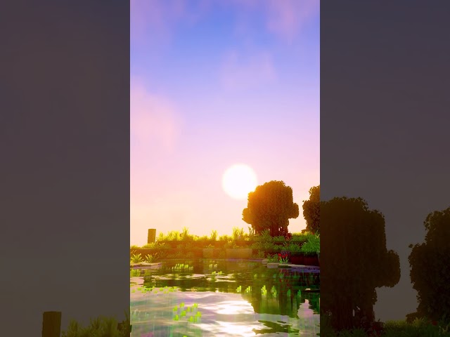 stuck on an island, the sun is setting... #minecraft #relax #chill #ambience #asmr #sleep #nature