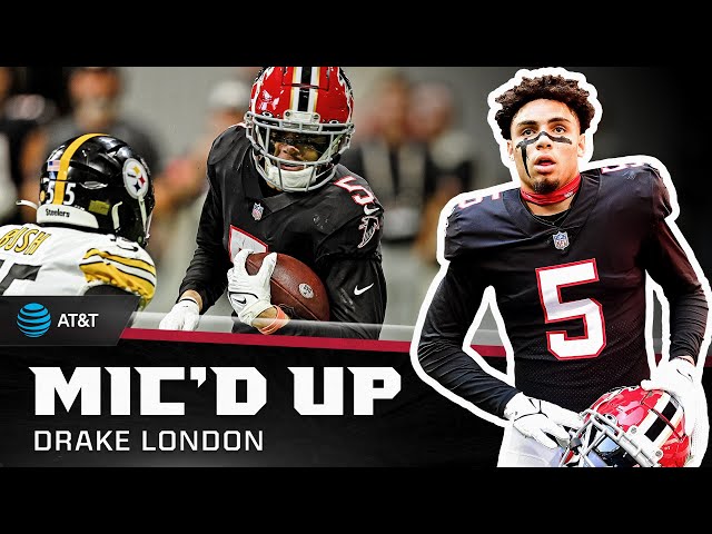 Drake London is MIC'D UP for a career-high game | Pittsburgh Steelers vs. Atlanta Falcons | NFL