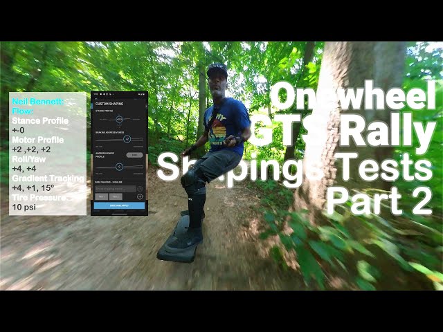 Onewheel GTS Rally Edition: Shapings Tests Part 2