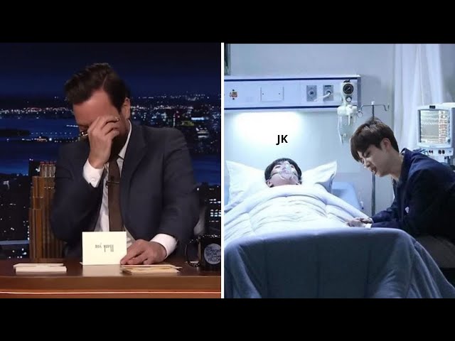 Jimmy Fallon cries when JK is critical, Jin BTS and JF will report the military for poisoning?