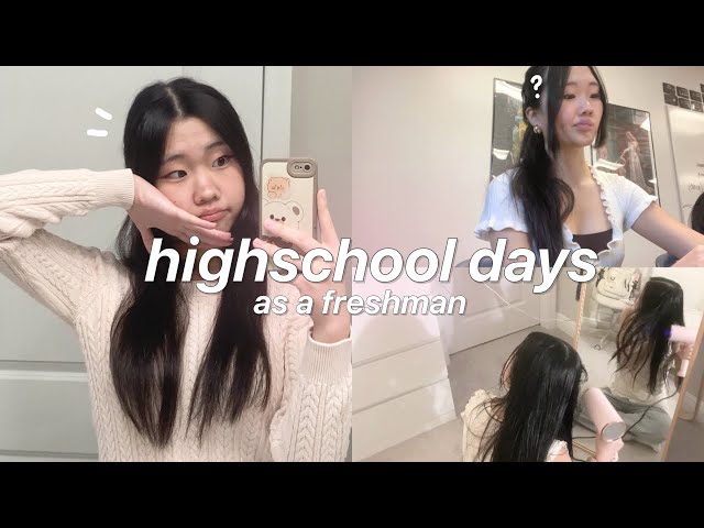 HIGHSCHOOL as a FRESHMAN 🍥 : cute outfits, self-care, fun w friends, celebrating lunar new yr 💭