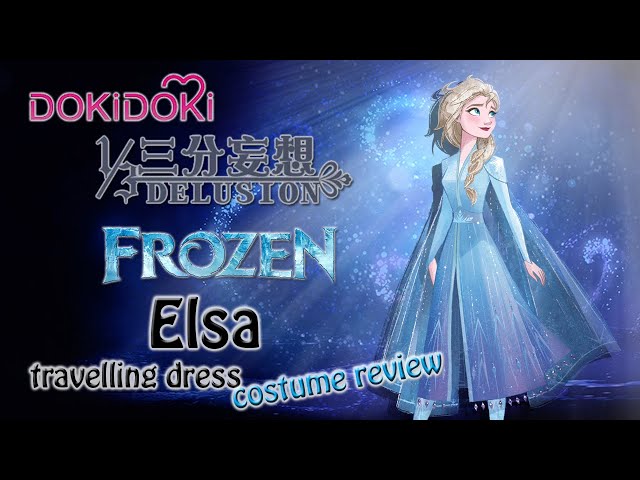 【DokiDoki Cosplay / 1/3Delusion】 Elsa Travelling dress Frozen 2 Cosplay Costume - UNPACKING & REVIEW