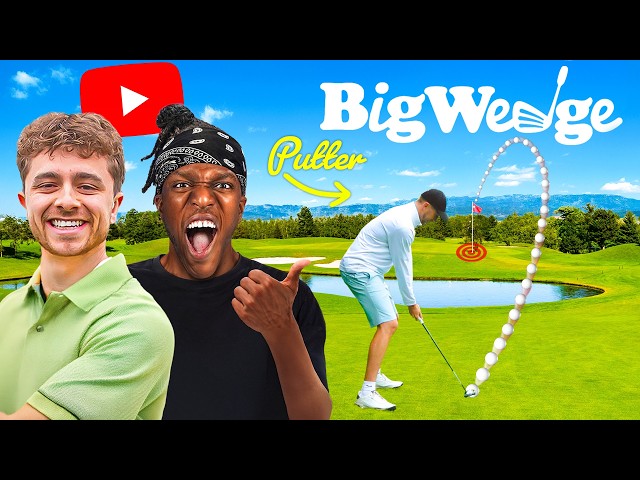 YOUTUBERS CONTROL OUR GOLF SHOTS! BIG WEDGE GOLF