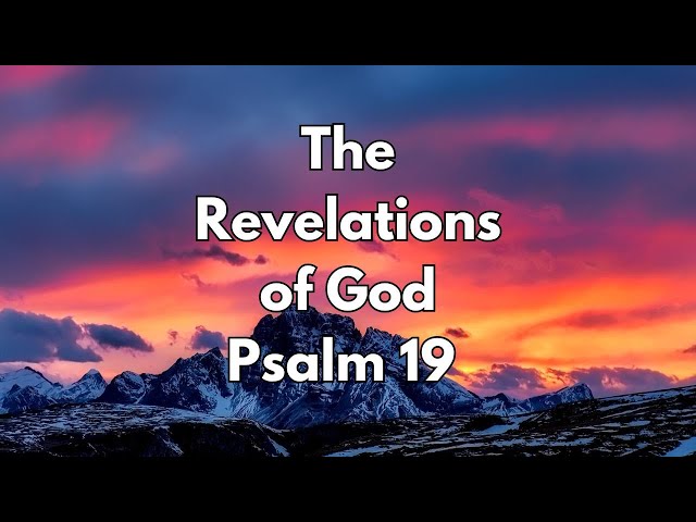 8.11.24 Service: THE REVELATIONS OF GOD