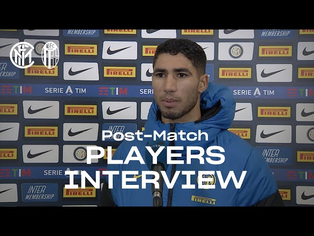 INTER 3-1 BOLOGNA | ACHRAF HAKIMI + STEFAN DE VRIJ EXCLUSIVE INTERVIEWS [SUB ENG]