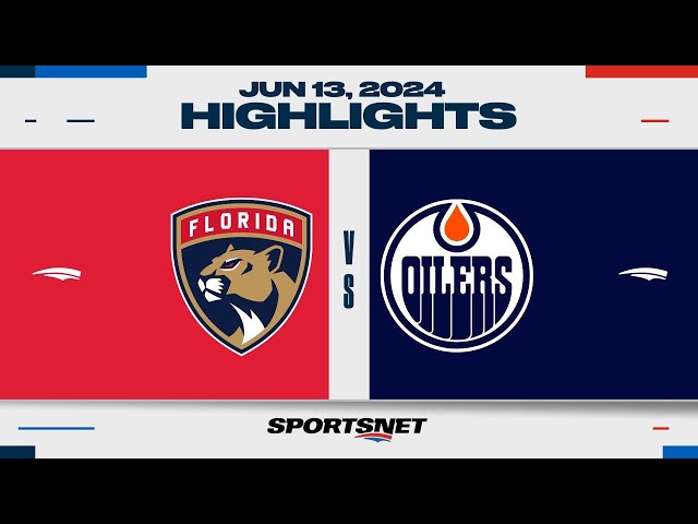 Stanley Cup Final Game 3 Highlights | Panthers vs. Oilers - June 13, 2024