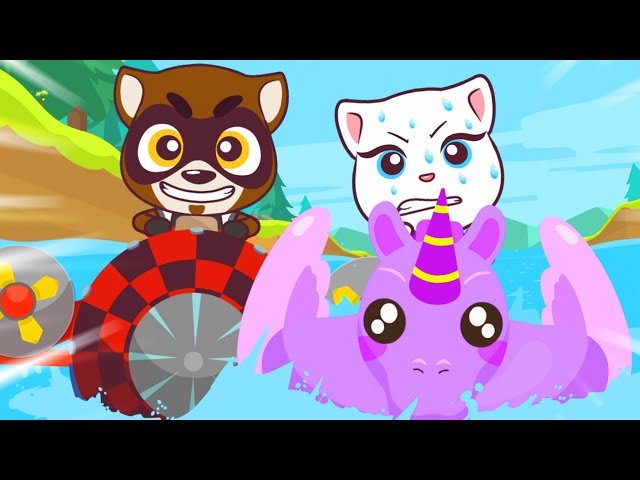 Talking Tom Heroes | Boat Race Sabotage | Cartoons For Kids