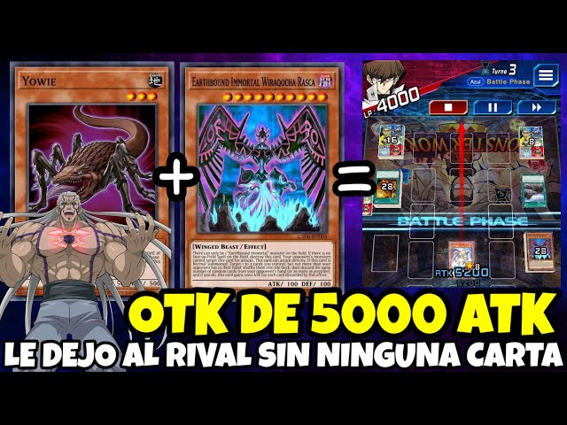 DECK INMORTAL TERRESTRE/YOWIE - LO ATK CON 5000 Y LO DEJO SIN NINGUNA CARTA |YU-GI-OH! DUEL LINKS|