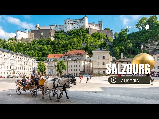 4K Tour of Salzburg | Hohensalzburg Fortress, Mozart’s Birthplace & Mirabell Palace