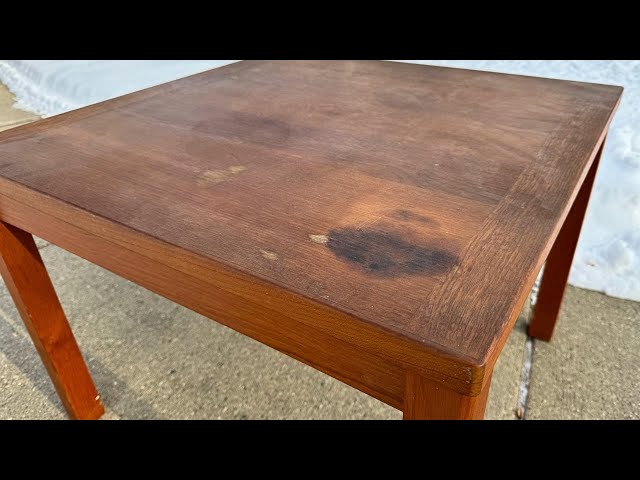 Amazing Restoration of a Vintage Teak Table | Furniture Restoration