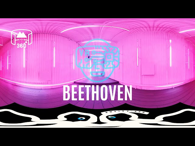 360°.Symphony No. 5 (by Beethoven) - Beethoven in 360 Degree Video (Led Light Screen)