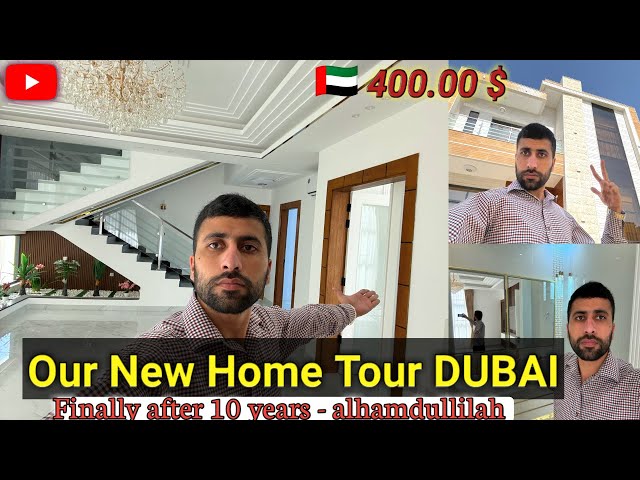 Our New 🇦🇪 Home Tour | i found best villa in dubai for family 2024 | UAE house vlog | Asnaaiin Vlog