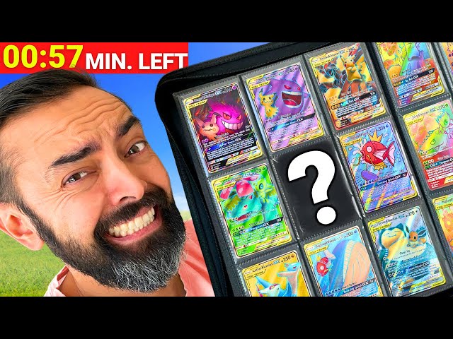 Complete Set in Time or Lose It All (RISKY Pokémon Card CHALLENGE)