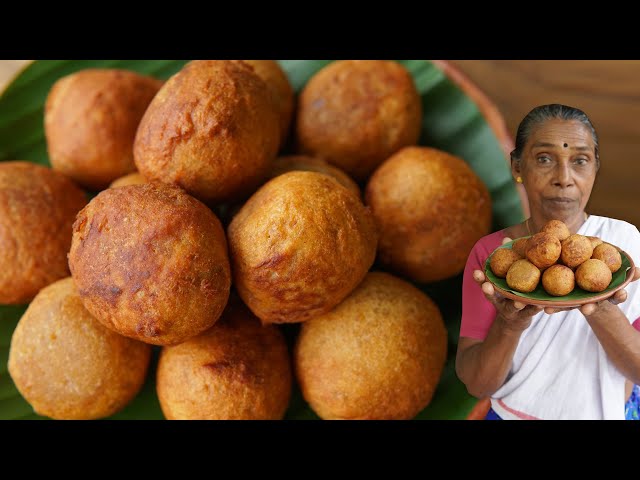 Kerala Tea Time Snack Recipe - Sweet Bonda | Undampori