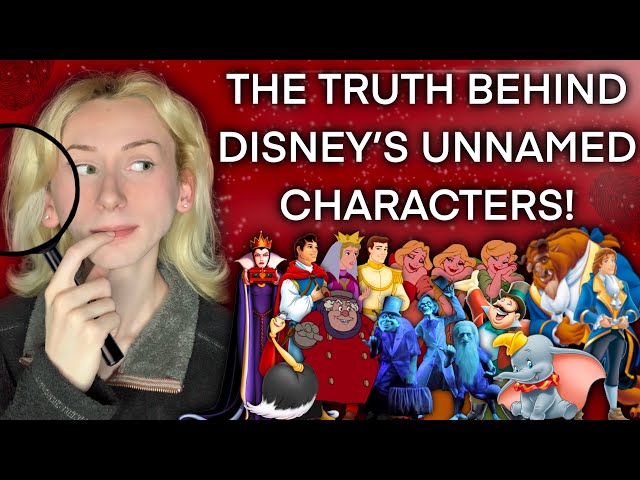 THE TRUTH BEHIND DISNEY'S UNNAMED CHARACTERS! 🔎👑🏰 with Nicky Marra!