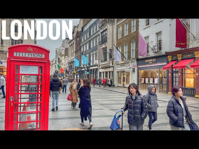 London, England 🏴󠁧󠁢󠁥󠁮󠁧󠁿 Street Walk 2024 - 4K 60fps Walking Tour (▸92 min)