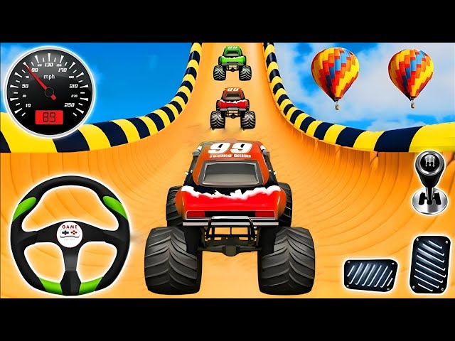 Impossible Car Mega Extreme Racing Android Game || Racing Video Game - Android Gameplay