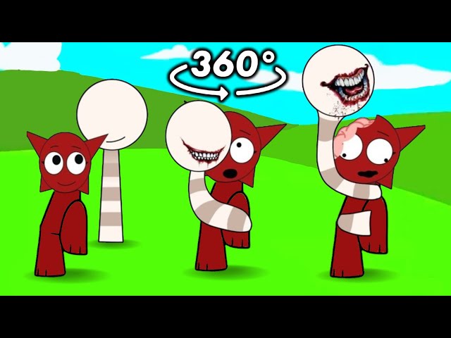 Ohh NO! Sprunki dance OC ALL PHASES Complete | Incredibox Sprunki in 360º VR