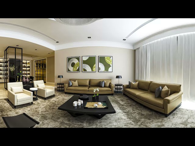 Modern interior design ideas VR 360°design virtual reality