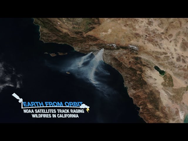 NOAA Satellite Data Aids California Wildfire Response