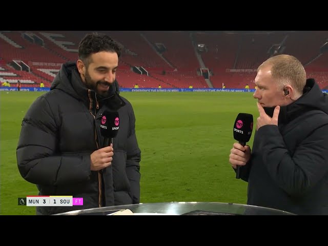 Ruben Amorim on tonights display - Amad Diallo hattrick - Paul Scholes interview