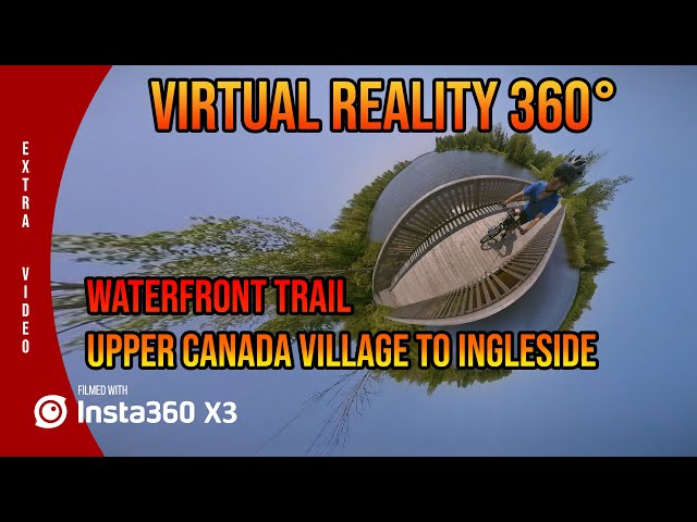 Cycling The Waterfront Trail in VR 360° in Ultra HD