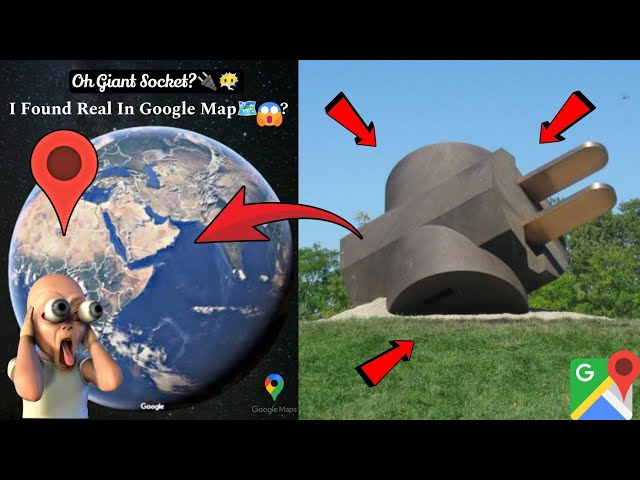 😶‍🌫️🔌I Found A Huge Socket In Google Map 🗺️? #trending #map #viralvideo #map #datadefender4u