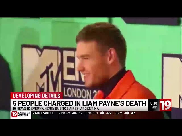 5 people charged in Liam Payne's death