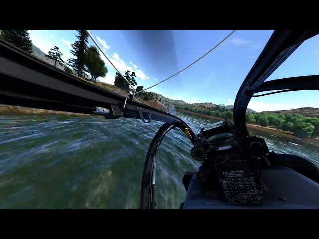 Bell AH-1G Cobra Flight Cockpit View [VR180] #vr180 #vr #combat