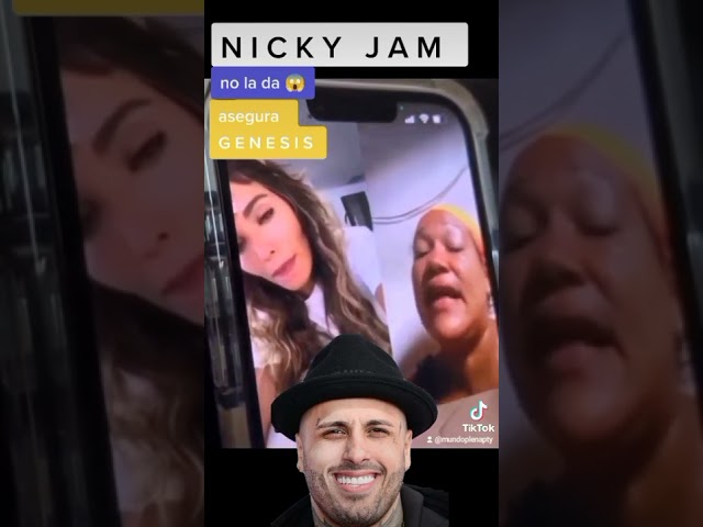 GENESIS LE HACE BRUJERIA A NICKY JAM #nickyjam