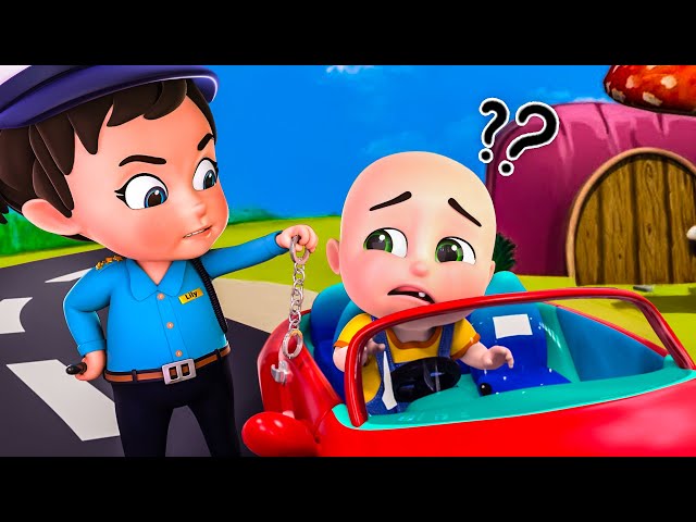 Wheels on the Police Car Song | Best Cars & Truck Videos for Kids | Jugnu kids